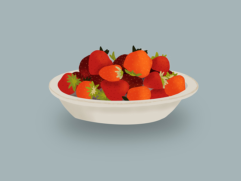 Bowl of Strawberries