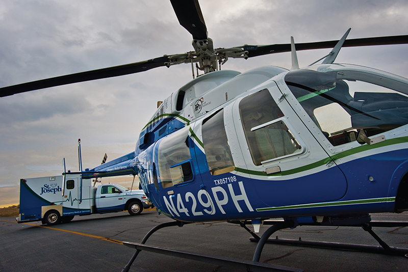 St. Joseph ER Helicopter Wrap Graphics